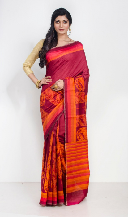 MUGA TUSSAR SAREE