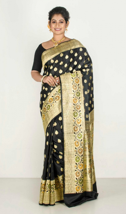  BLACK BENARASI SAREE