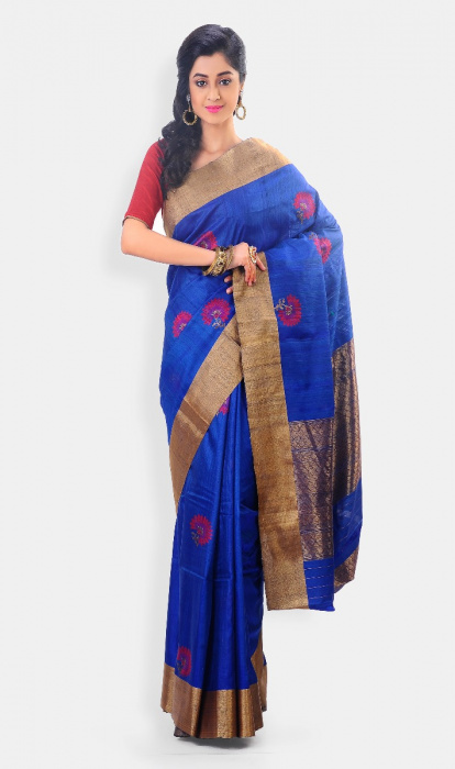 WOVEN BENARASI TUSSAR SAREE
