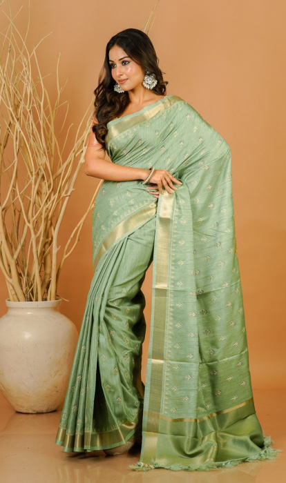 SEMI TUSSAR SAREE