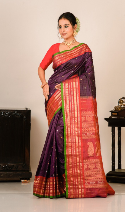 GADHWAL SILK SAREE
