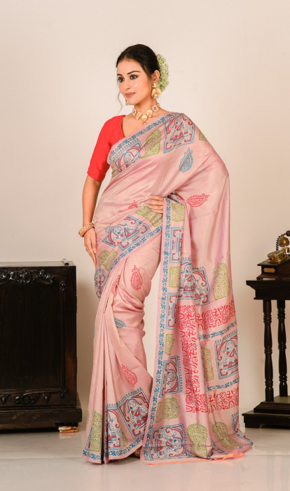 PRINTED SILK SAREE