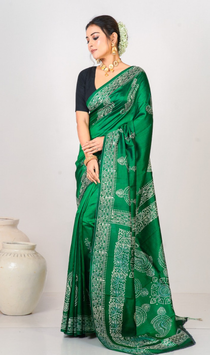 PRINTED SILK SAREE