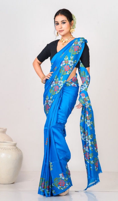 PRINTED SILK SAREE