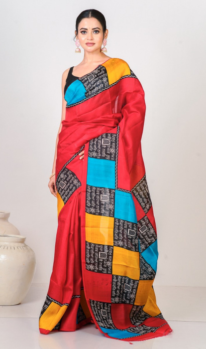 PRINTED SILK SAREE