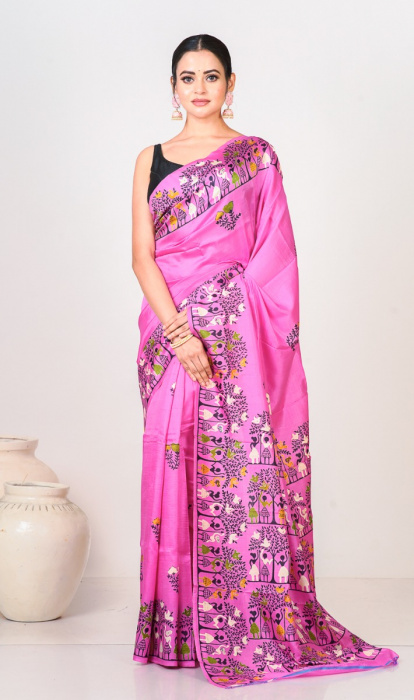 PRINTED SILK SAREE