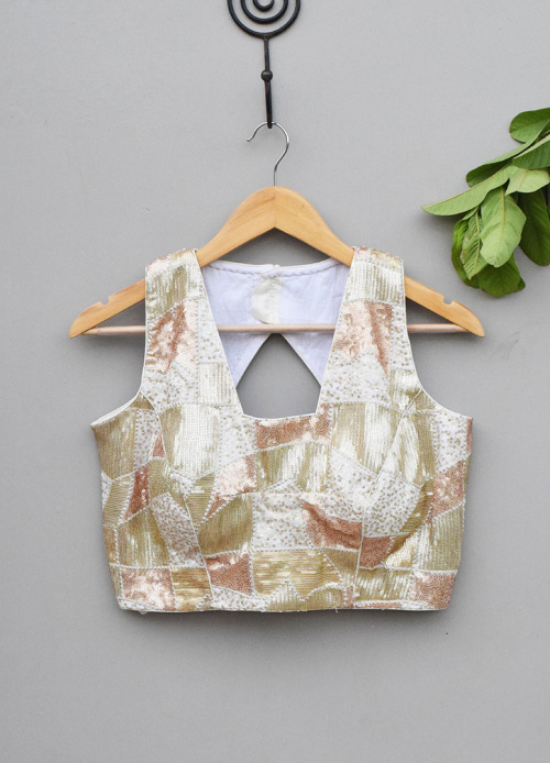 SEQUINS BLOUSE