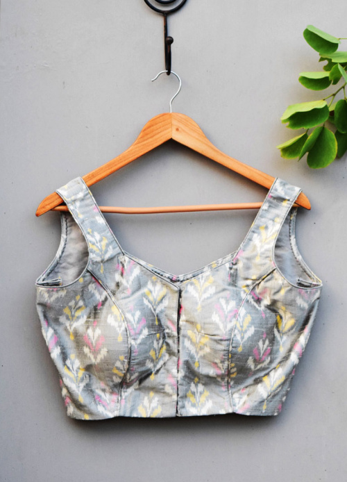 IKKAT SILK BLOUSE