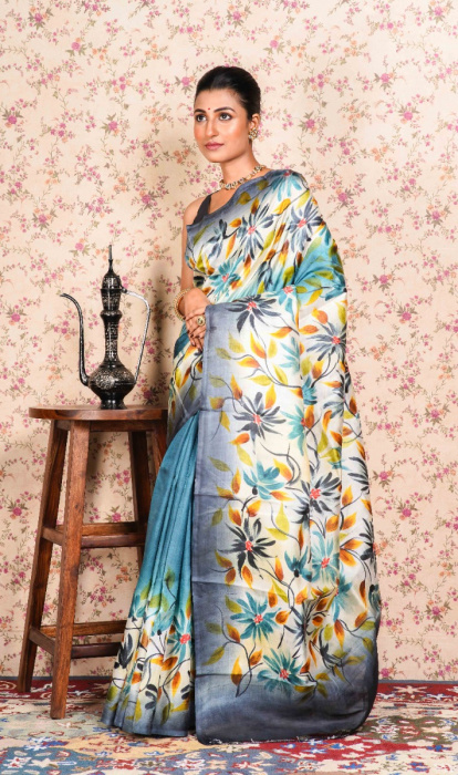 PRINTED SILK SAREE