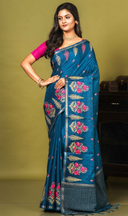 SEMI TUSSAR SAREE