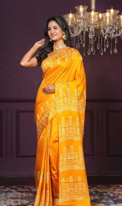 PRINTED SILK SAREE