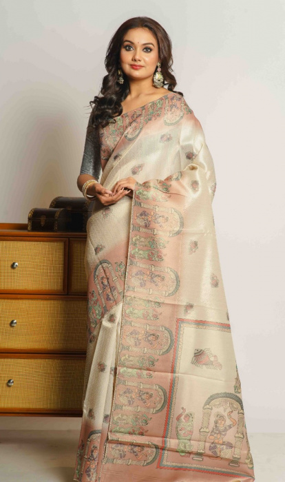 FANCY TISSUE SAREE