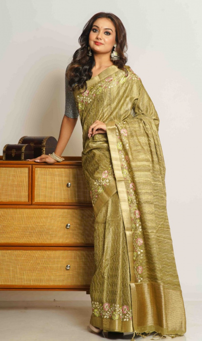 SEMI TUSSAR SAREE