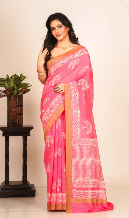 COTTON MAHESWARI SAREE
