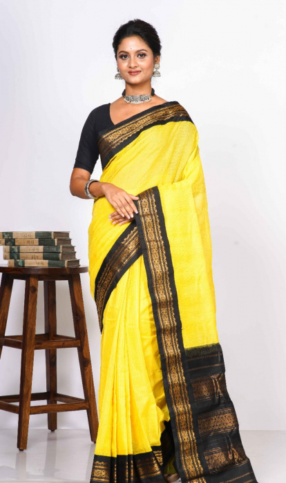 COTTON GADHWAL SAREE
