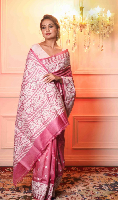 KANTHA TUSSAR SAREE