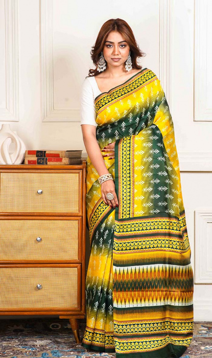 PRINTED SILK SAREE