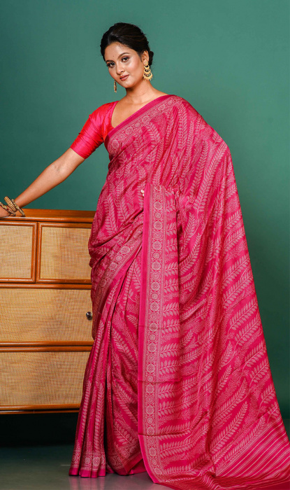 PRINTED SILK SAREE
