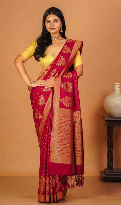 FANCY LINEN SAREE
