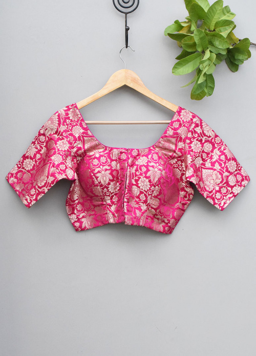 BROCADE SILK BLOUSE
