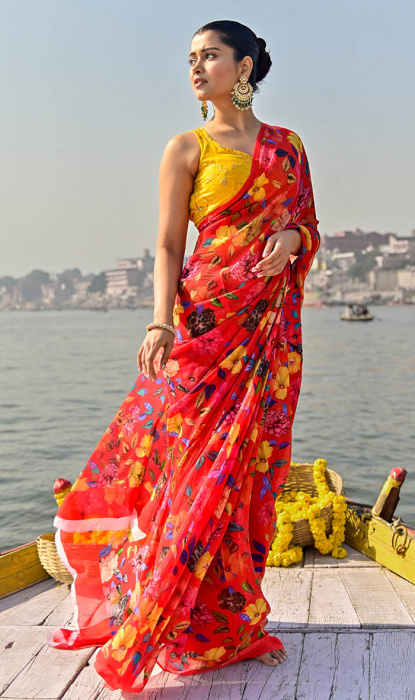 CHIFFON SAREE