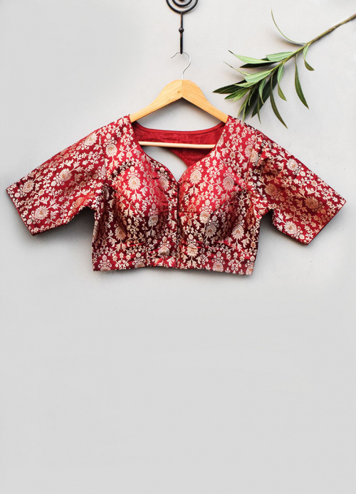 BROCADE SILK  BLOUSE 