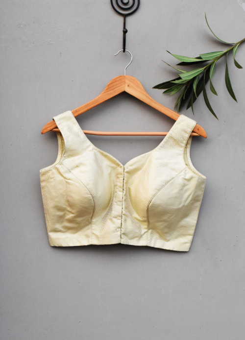 SILK EMBOSS BLOUSE