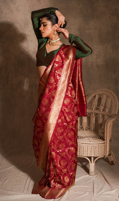 KATAN BENARASI SAREE