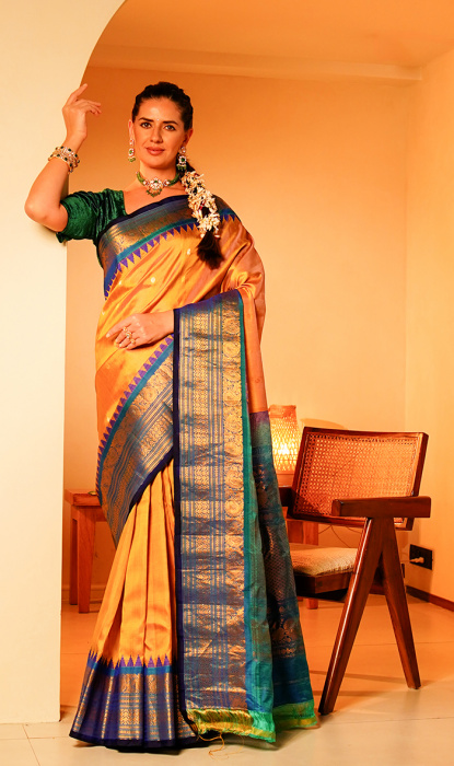 GADHWAL SILK SAREE