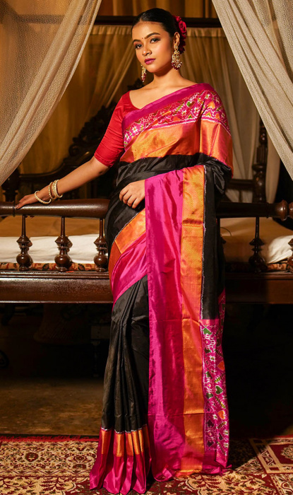IKKAT SILK SAREE