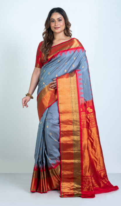 GADHWAL SILK SAREE
