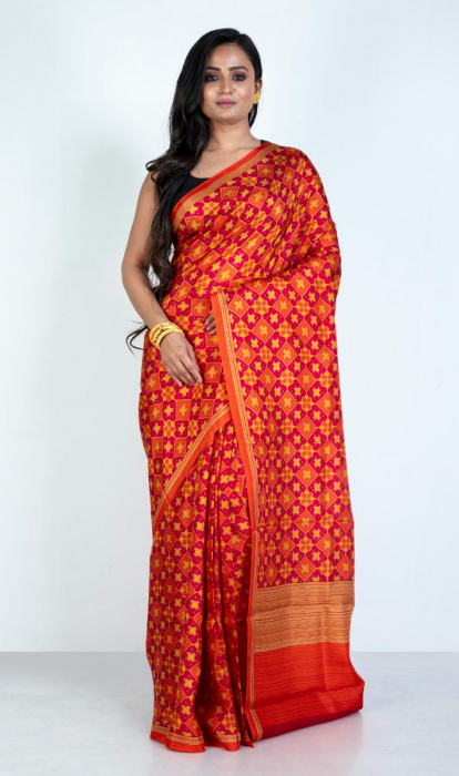 PRINTED SILK SAREE