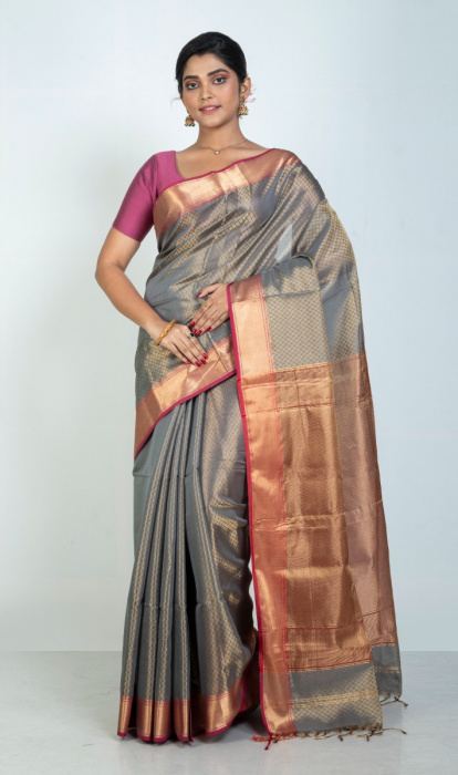 BROCADE MAHESHWARI SAREE