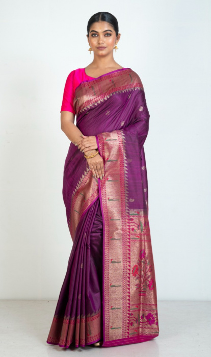 DUPION SILK SAREE