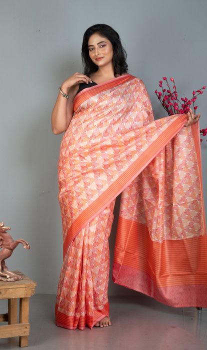 PRINTED SILK SAREE
