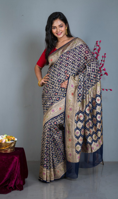 GEORGETTE BANDHEJ SAREE