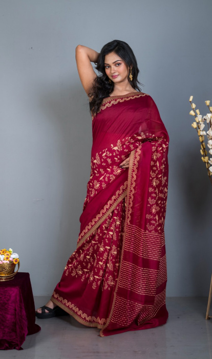 COTTON MAHESWARI SAREE