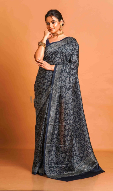 PRINTED SILK SAREE
