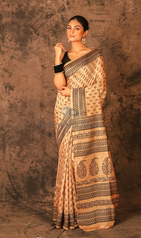 PRINTED SILK SAREE