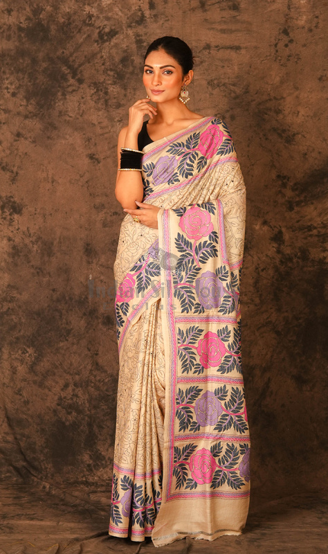 KANTHA TUSSAR SAREE