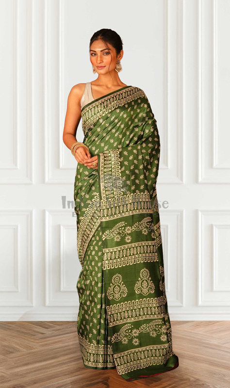 PRINTED SILK SAREE