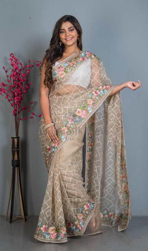 ORGANZA SAREE BUY ONLINE INDIAN SILK HOUSE