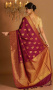 FANCY LINEN SAREE