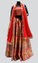 BROCADE UNSTITCHED LEHENGA