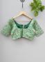 SILK BROCADE BLOUSE