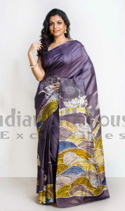 PRINTED SILK SAREE