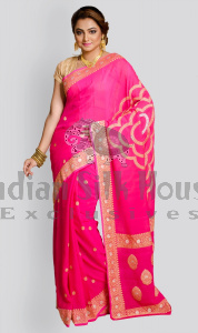  GEORGETTE WOVEN SAREE