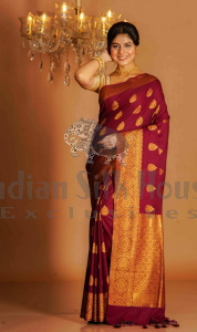 FANCY LINEN SAREE