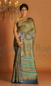 TUSSAR PRINTED SAREE