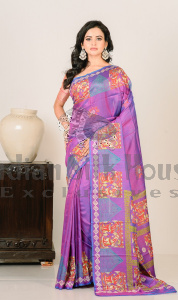 PRINTED SILK SAREE